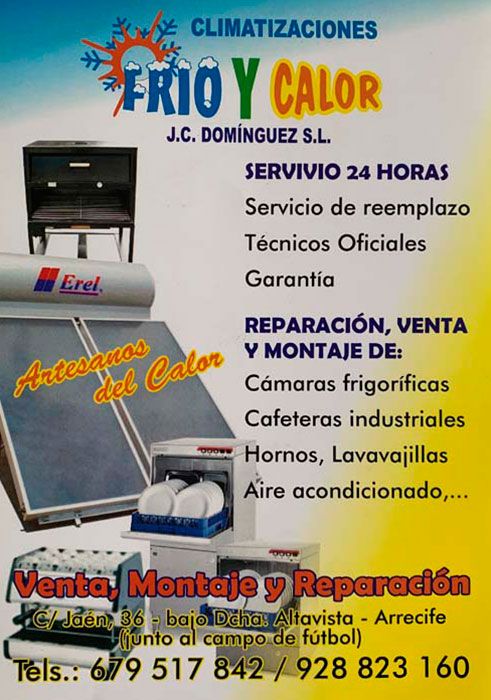 Frío y Calor J. C. Domínguez Flyer
